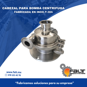 Cabezal para bomba centrifuga