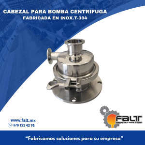 Cabezal para bomba centrifuga