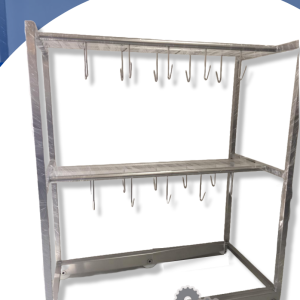 Carro percha para cabezas