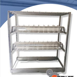 Carro percha para vísceras