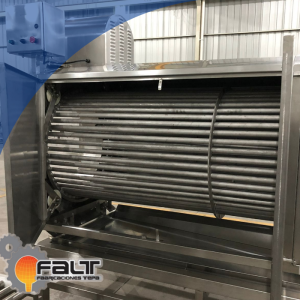 Túnel de escurrido de salmueras