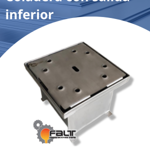 Coladera con salida inferior