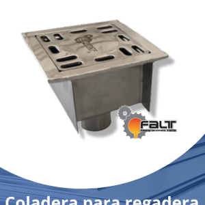 Coladera para regadera con salida inferior