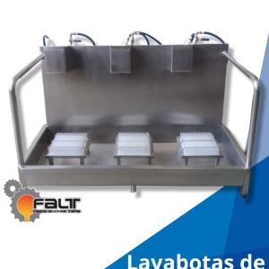 Lavabotas de 3 estaciones