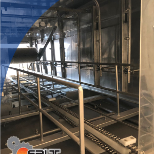 Túnel de lavado para cajas automático