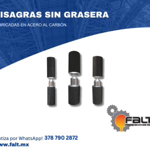 BISAGRA TUBULAR SIN GRASERA