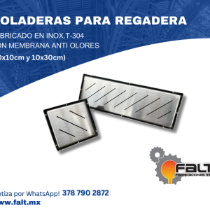 COLADERA PARA REGADERA CON MEMBRAN ANTI OLORES