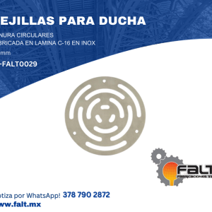 REJILLA PARA DUCHA RANURAS CIRCULARES