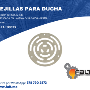 REJILLA PARA DUCHA GALVANIZADA