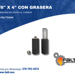 BISAGRA TUBULAR CON GRASERA