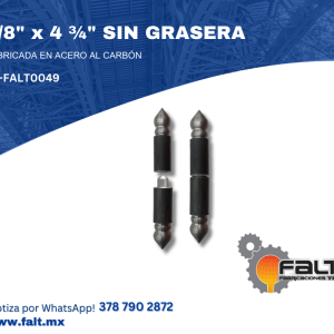 BISAGRA DECORADA SIN GRASERA