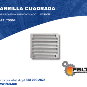 PARRILLA CUADRADA PARA CESPOL