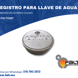 REGISTRO PARA LLAVE DE AGUA NATURAL