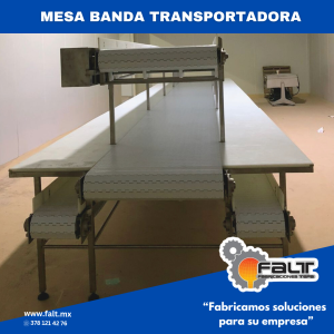 Mesa banda transportadora
